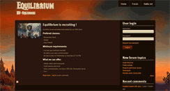 Desktop Screenshot of equilibrium-guild.eu